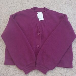 New club monaco cashmere cardigan sz m